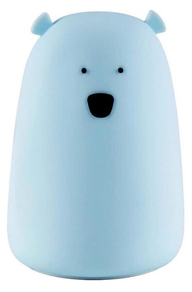 LED RGB Dětská dotyková lampička BEAR LED/0,8W/5V modrá