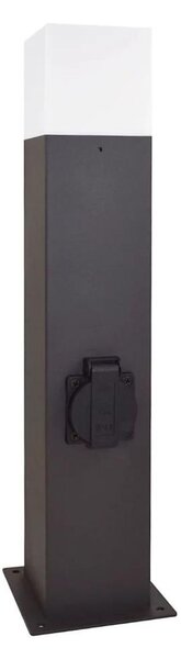 Venkovní lampa se zásuvkou NEW YORK 1xE27/12W/230V IP44