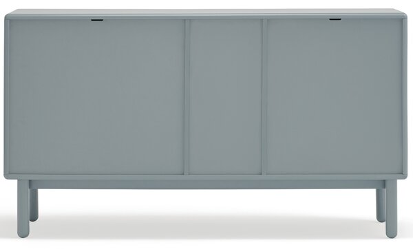 Modrošedá lakovaná komoda Teulat Corvo 140 x 40 cm