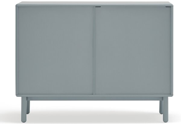 Modrošedá lakovaná komoda Teulat Corvo 120 x 40 cm