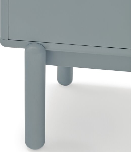Modrošedá lakovaná komoda Teulat Corvo 100 x 40 cm