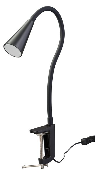 Livarno® Stolní LED lampa Freya (Led lampa s upnutím, černá) (100397707003)