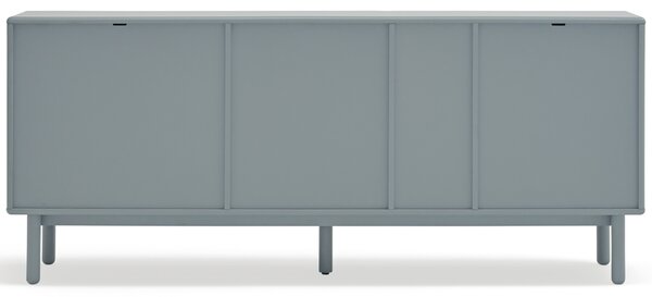 Modrošedá lakovaná komoda Teulat Corvo 180 x 40 cm