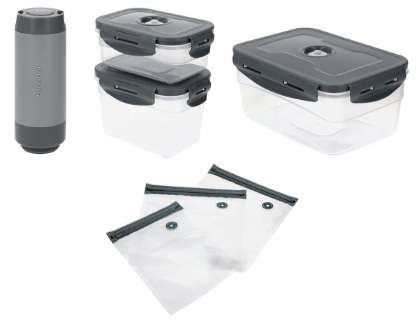 Silvercrest® Ruční vakuovačka / Vakuovací nádoba / Sáčky na vakuování (100397251)