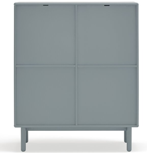 Modrošedá lakovaná komoda Teulat Corvo 100 x 40 cm