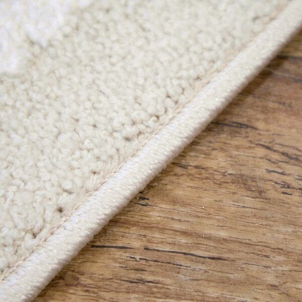 Angel Carpet, Kusový koberec Aurora 25 Beige, 60x110, béžová, kancelář