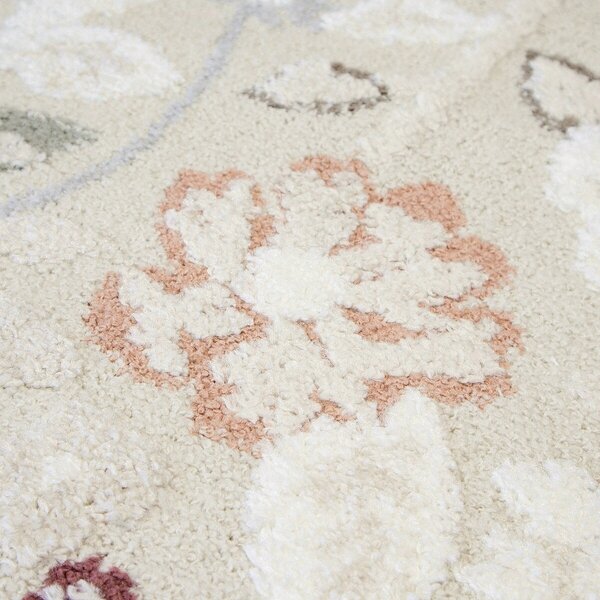 Angel Carpet, Kusový koberec Aurora 25 Beige, 60x110, béžová, kancelář