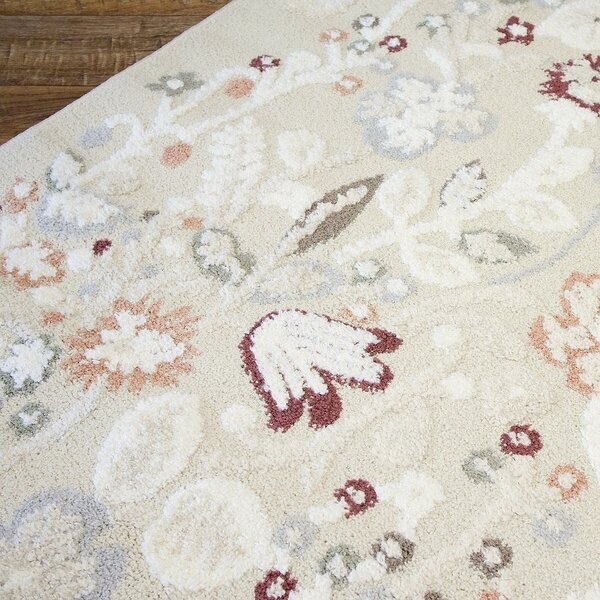 Angel Carpet, Kusový koberec Aurora 25 Beige, 60x110, béžová, kancelář