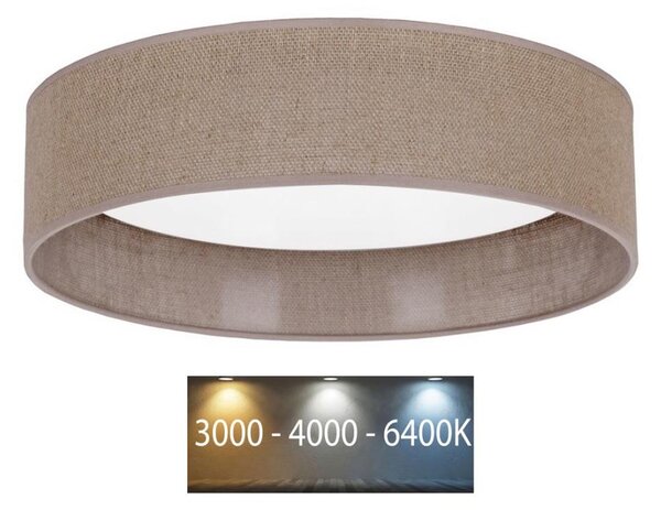 Brilagi - LED Stropní svítidlo VELVET LED/24W/230V 3000/4000/6400K hnědá