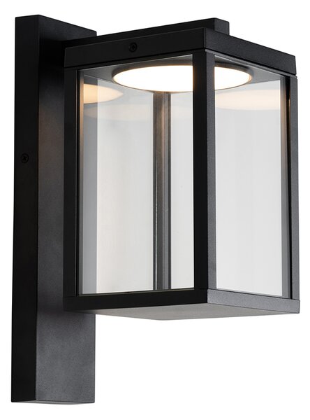 Venkovní nástěnná lampa černá vč. LED IP54 - Ferdinand