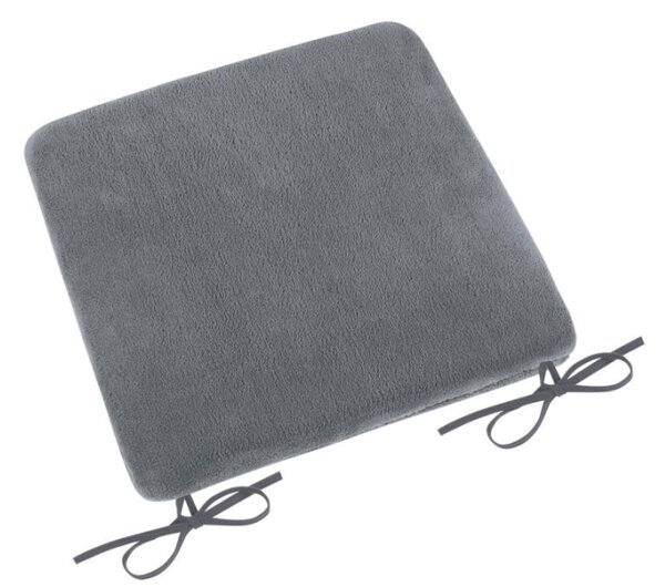 Bellatex Sedák hladký Korall micro 40x40 cm Šedá