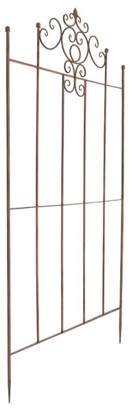 Mřížka na popínavé rostliny Paula - 180 x 85,5 cm - Hnědá antik