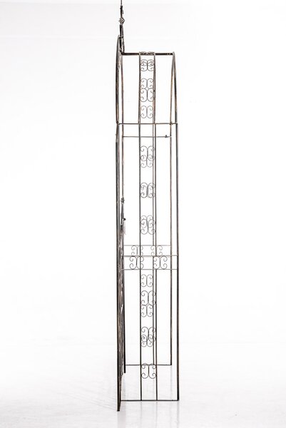 Pergola na popínavé rostliny GS22232 s brankou - Bronzová