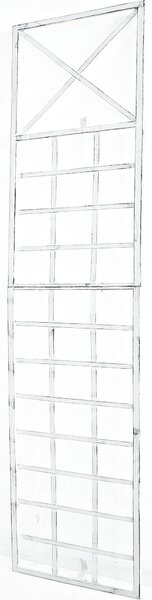 Mřížka na popínavé rostliny Trigo - 198 x 40 cm - Bílá antik