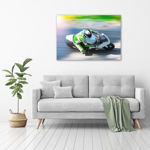 Foto obraz sklo tvrzené Motorkářský závod osh-114562284