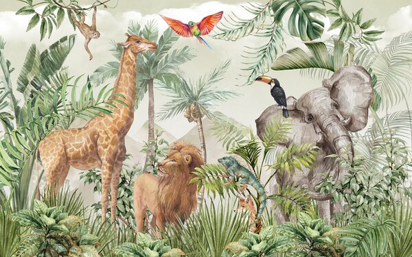 Fototapety na míru, Zvířátka z Afriky, 10037, Vavex