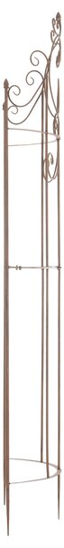 Mřížka na růže GS22699 - 200 x 52,5 x 23 cm - Hnědá antik