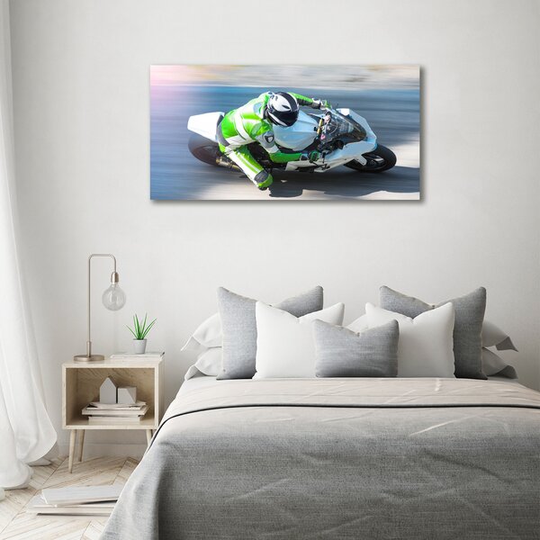 Foto obraz sklo tvrzené Motorkářský závod osh-114562284