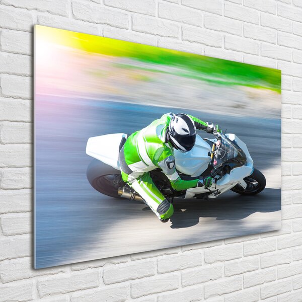 Foto obraz sklo tvrzené Motorkářský závod osh-114562284