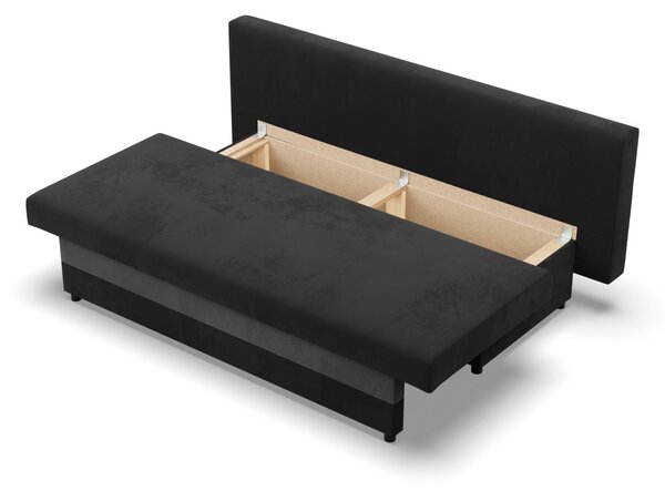 Velká rozkládací pohovka SONY model 2 Černá-šedá