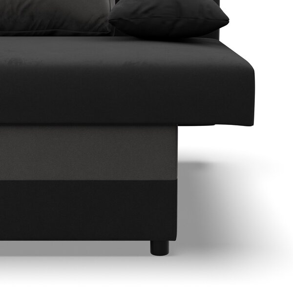 Velká rozkládací pohovka SONY model 2 Černá-šedá