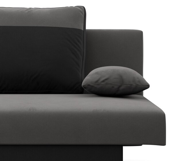 Velká rozkládací pohovka SONY model 2 Šedá-černá