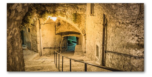 Fotoobraz na skle Peille noc Francie osh-115550591