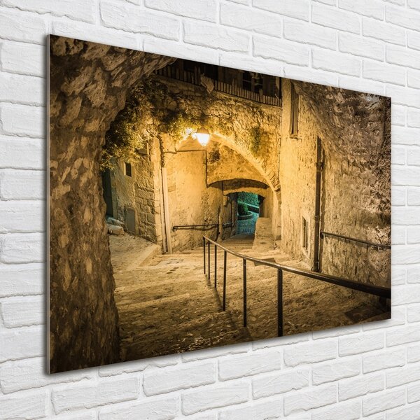 Fotoobraz na skle Peille noc Francie osh-115550591