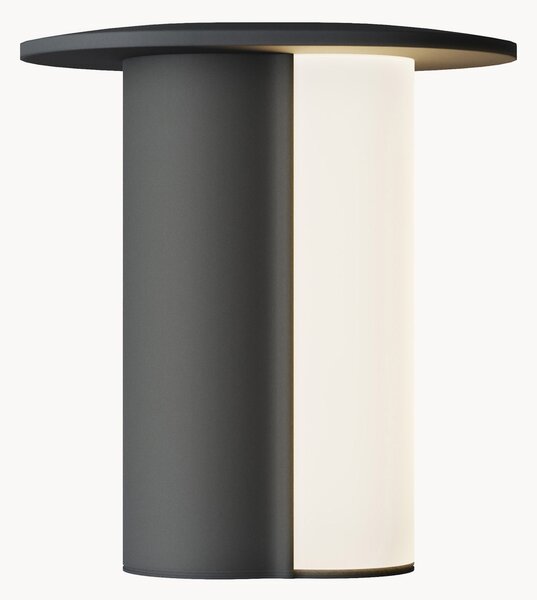 Stmívatelná malá stolní LED lampa Asym, přenosná