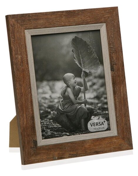 Dřevěný rámeček na fotografii Versa Madera Marron, 22,5 x 27,5 cm