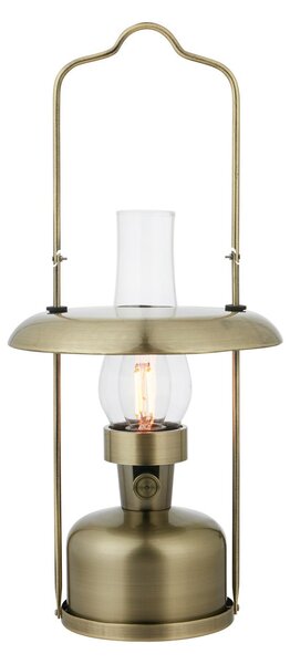 Stolní lampa Markslöjd, Fanos, stmívatelné, Bronzová / starobylá mosaz, Obývací pokoj, Kov, Starožitný