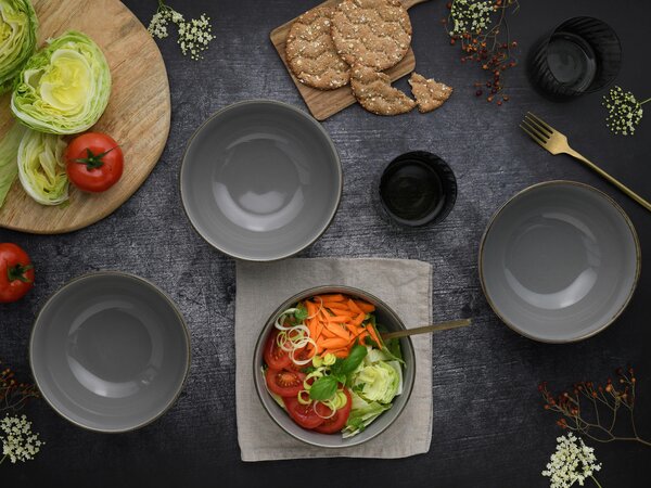 SADA MISEK kamenina keramika 17,5 cm Creatable - Sada misek, Online Only