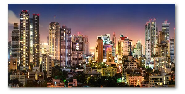 Fotoobraz na skle Noční Bangkok osh-117173387