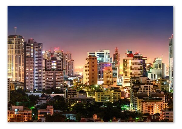 Fotoobraz na skle Noční Bangkok osh-117173387
