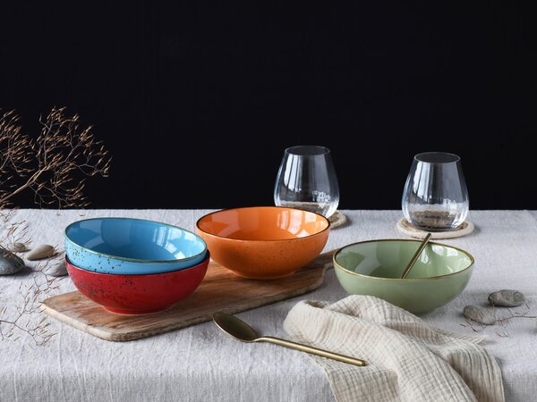 SADA SERVÍROVACÍCH MISEK kamenina keramika 16,5 cm Creatable - Kolekce nádobí, Online Only