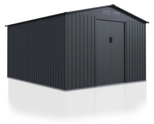 Juskys Zahradní domek XXL 282x314x190 cm - antracit