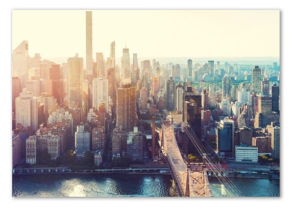 Foto obraz fotografie na skle New York ptačí pohled osh-117684952