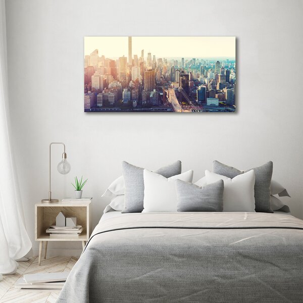 Moderní obraz canvas na rámu New York ptačí pohled oc-117684952