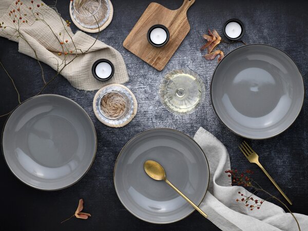 SADA MISEK kamenina keramika 22,5 cm Creatable - Sada misek, Online Only