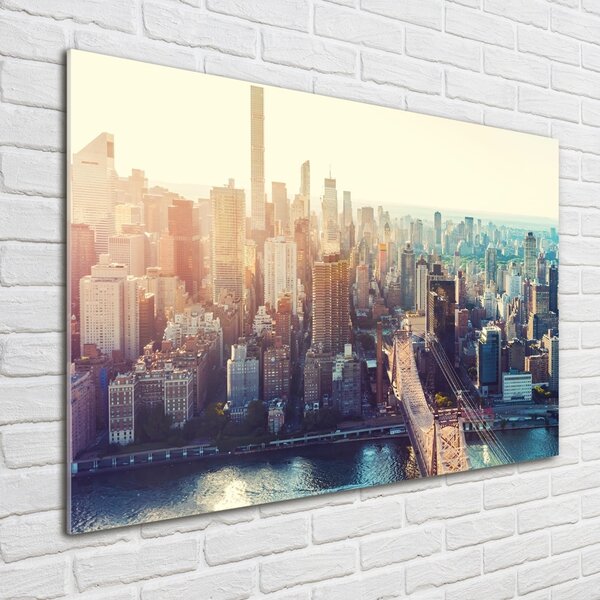 Foto obraz fotografie na skle New York ptačí pohled osh-117684952