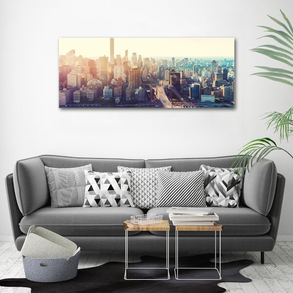 Moderní obraz canvas na rámu New York ptačí pohled oc-117684952