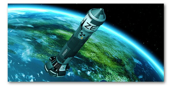 Foto-obraz fotografie na skle Nukleární raketa osh-117834494