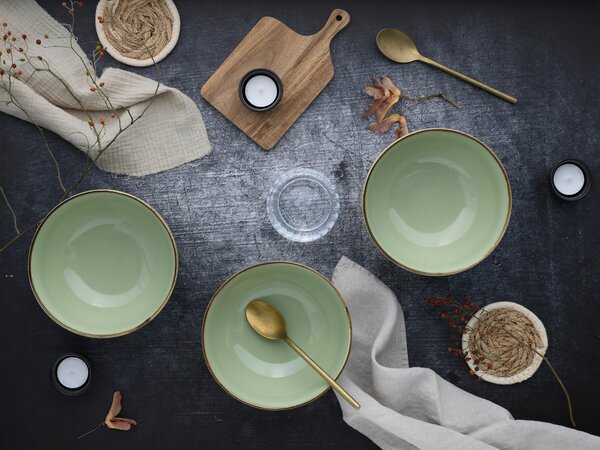 SADA MISEK kamenina keramika 17,5 cm Creatable - Sada misek, Online Only