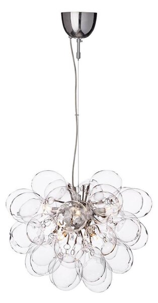 ByRydens 4200440-7002 - Lustr na lanku GROSS 8xG9/4W/230V čirá