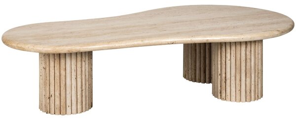 Béžový kamenný konferenční stolek Richmond La Cantera 150 x 80 cm
