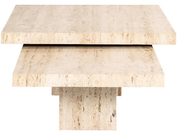 -25 % Dny MOMENTI– Richmond Set kamenných konferenčních stolků La Cantera 80x80 / 60x60 cm