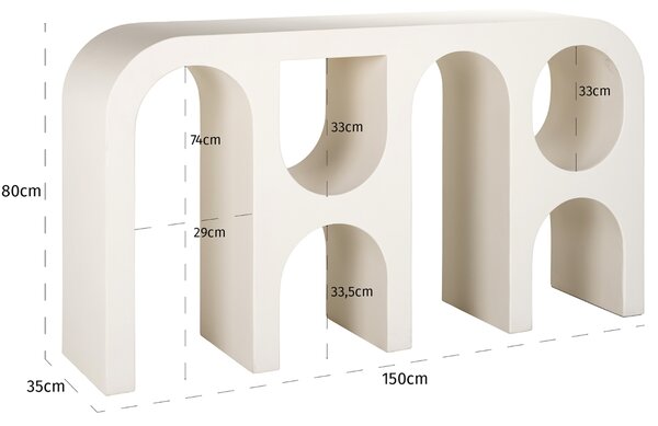 -25 % Dny MOMENTI– Richmond Toaletní stolek Bloomstone 150 x 35 cm