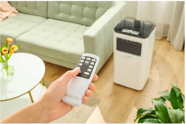 Sencor - Chytrá mobilní klimatizace 3v1 805W/230V 8000 BTU Wi-Fi + DO