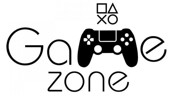 Pieris design Game zone PS - samolepka na zeď pro hráče 2 bílá