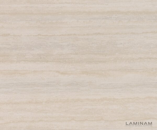DELIFE Jídelní stůl Edge 300x100 keramika Laminam® Travertino Bianco krémová bílá Spider kov bílá